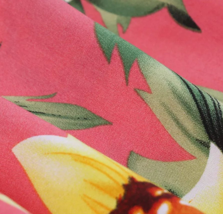 Rochie Pin Up Anii 50 Flori Frumoase