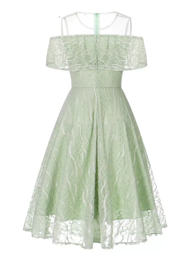 Rochie Anii 60 Pentru Nunta Verde