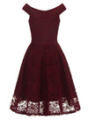 Rochie De Seara Anii '60 Bordeaux