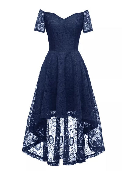 Rochie De Seară Bleumarin Anilor 60