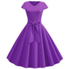Rochie Vintage Mov Anilor 60