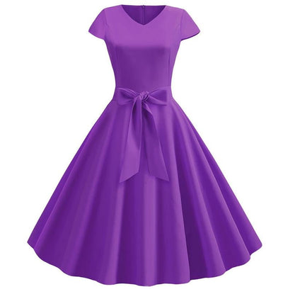 Rochie Vintage Mov Anilor 60