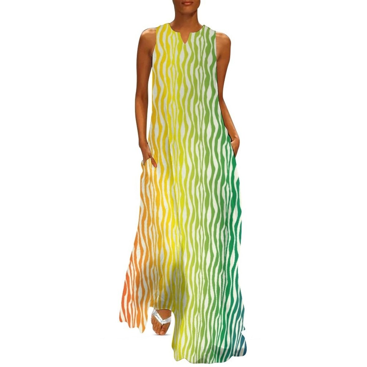 Rochie Colorată Vintage Anilor 70