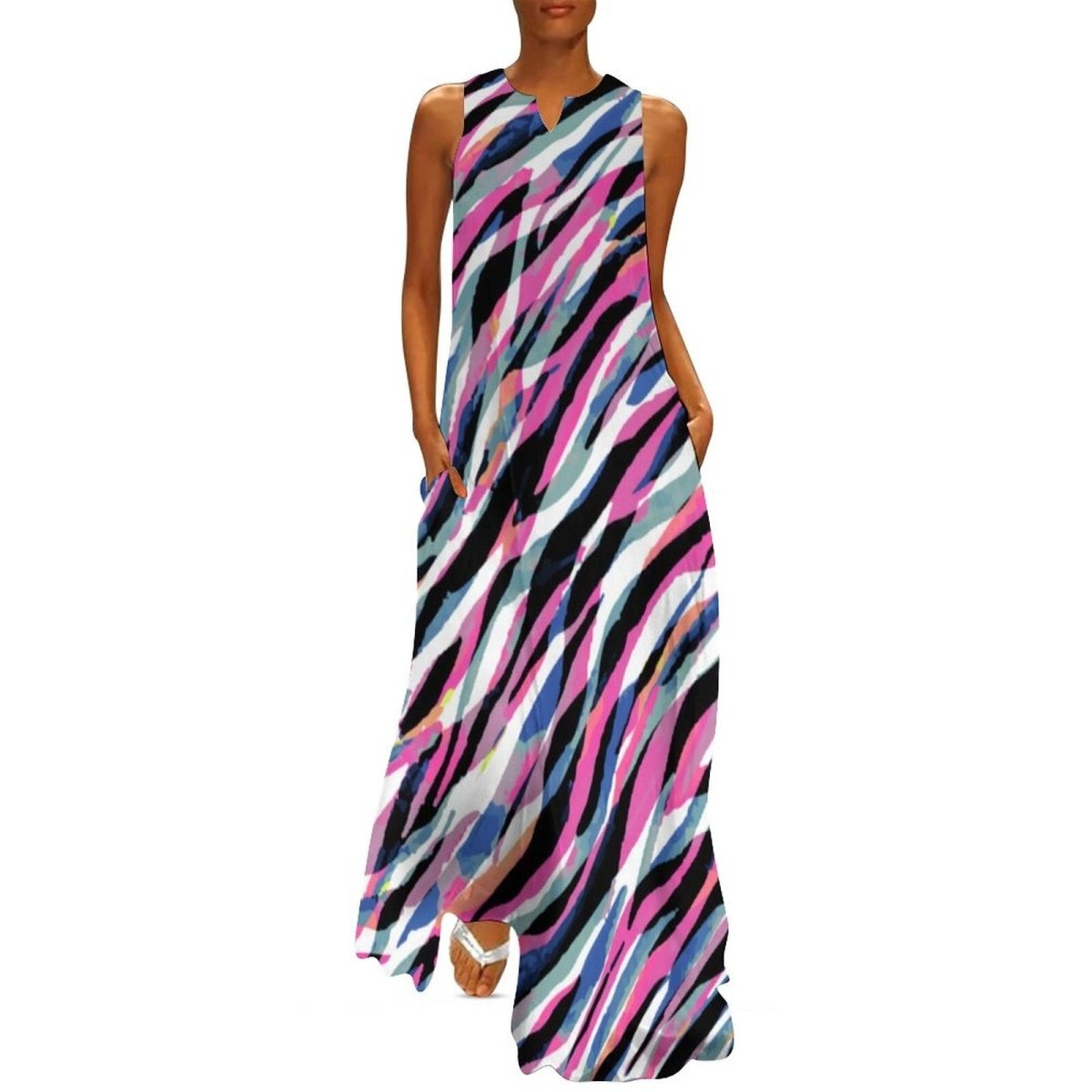 Rochie De Epocă Fluidă Din Anii 70