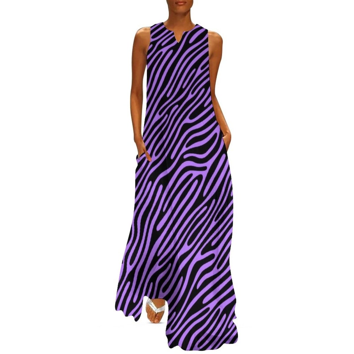 Rochie Vintage Mov Anilor 70