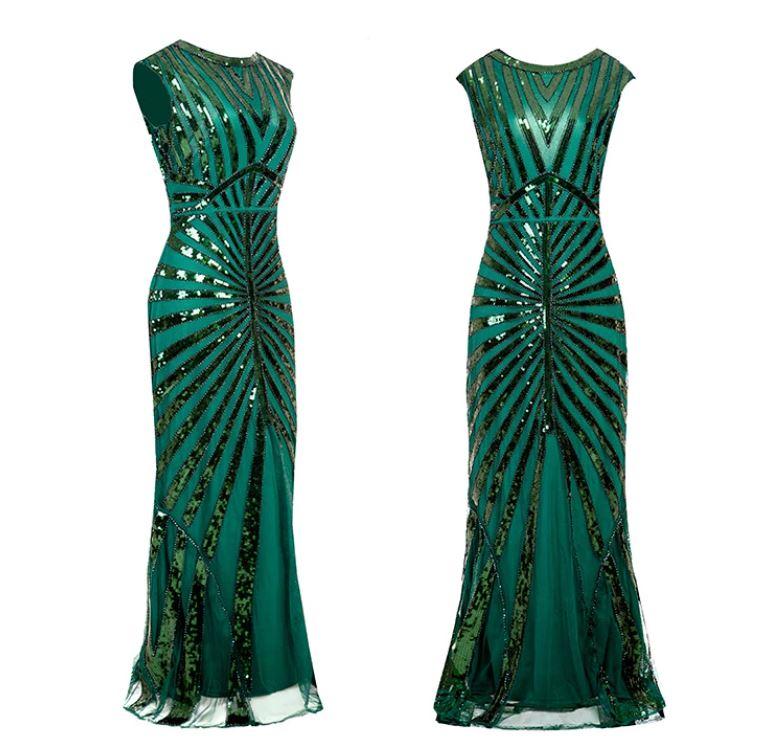 Rochie Verde Anii 20