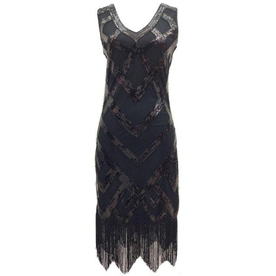 Rochie Vintage Anilor 20 Neagra