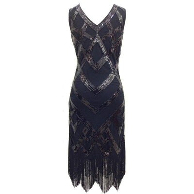 Rochie Vintage Anilor 20 Neagra