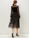 Rochie Din Dantela Anii '40 Vintage Chic Neagra