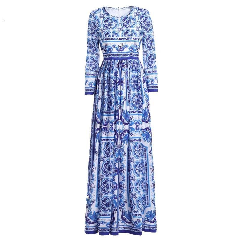 Rochie Ani 40 Plus Marime Albastra