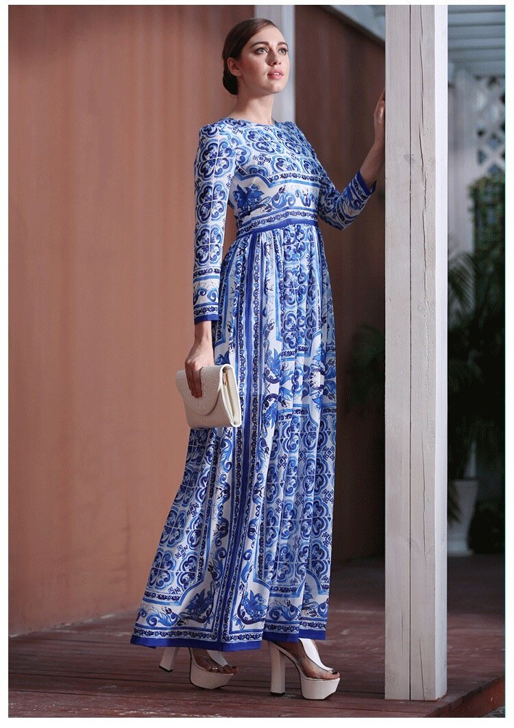 Rochie Ani 40 Plus Marime Albastra