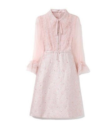 Rochie Roz Anilor 40 Cu Margele
