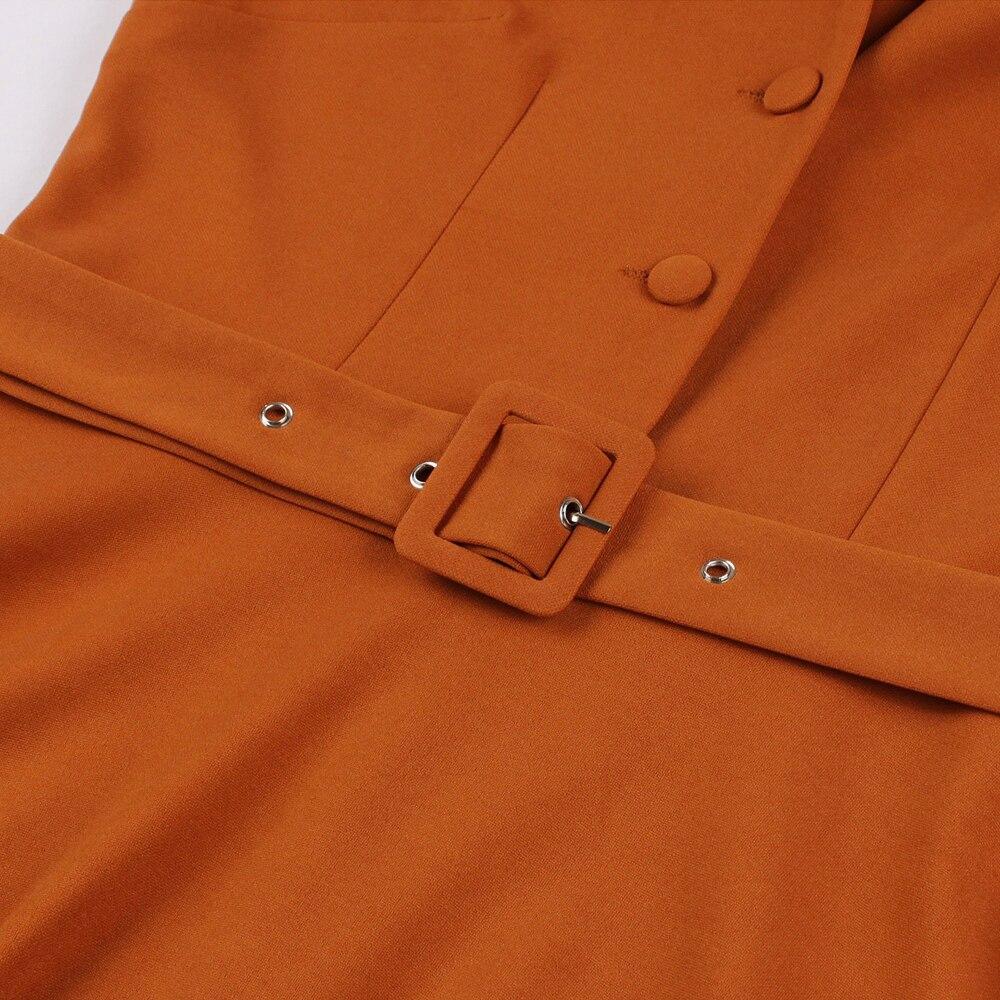 Rochie Portocalie Anii 50