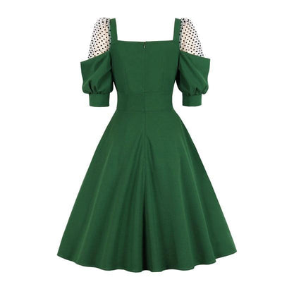 Rochie Verde De Damă Din Anii 50