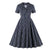 Rochie Vintage Bleumarin Din Anii 50
