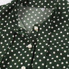 Rochie Vintage Verde Cu Buline Anilor 50