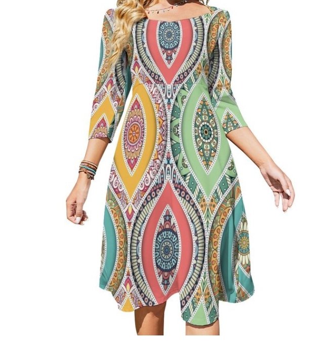 Rochie Hippie Liberty Din Anii 70