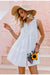 Rochie Albă Boemă Vintage