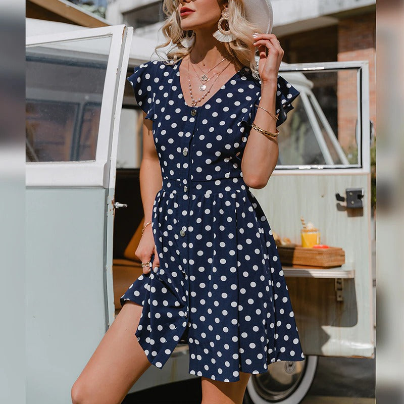 Rochie Vintage Bleumarin