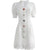 Rochie De Epocă Cu Nasturi În Față