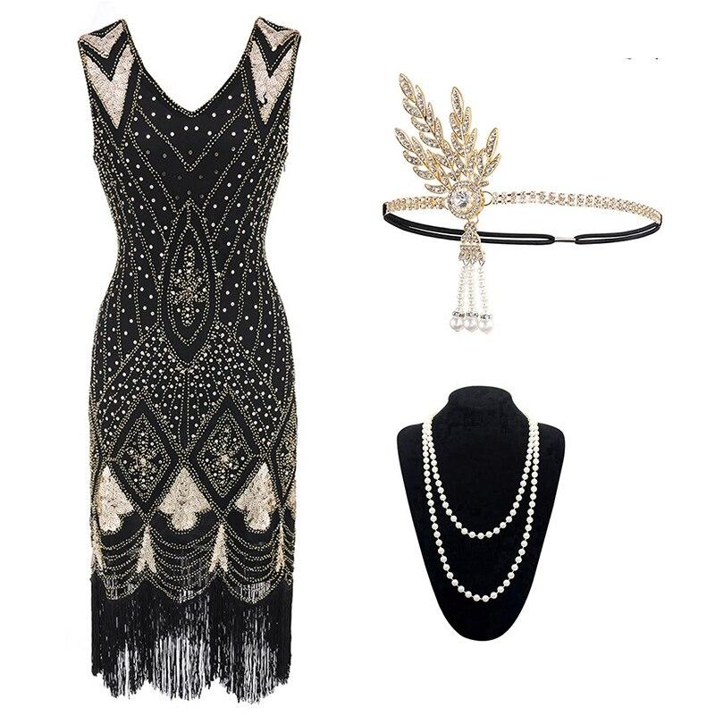 Rochie Neagra De Cabaret Anii 20