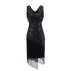Rochie Charleston Anii 20 - Negru Intens