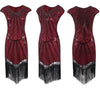 Rochie Roșie Charleston Anii 20
