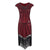 Rochie Roșie Charleston Anii 20