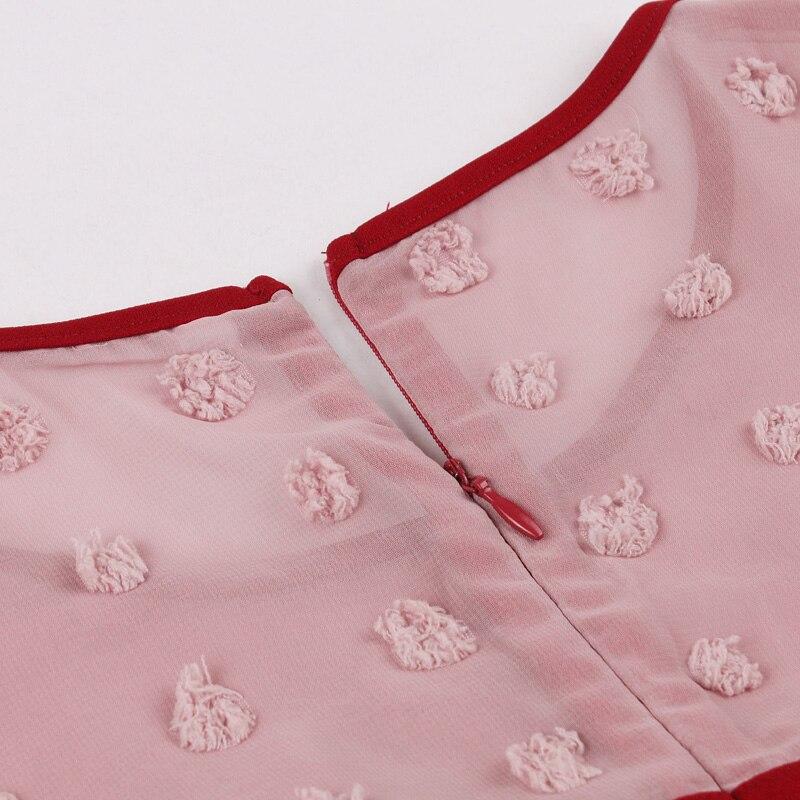 Rochie De Cocktail Stil Anii 50 Bordeaux