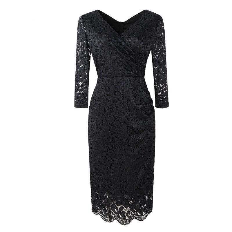 Rochie Creion Vintage Anii 50 Negru