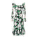 Rochie De Ceremonie Florală Verde De Epocă