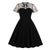 Rochie De Seara Neagra Marime Plus Anilor '50