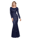 Rochie De Seară Gatsby Șic Bleumarin