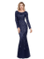 Rochie De Seară Gatsby Șic Bleumarin