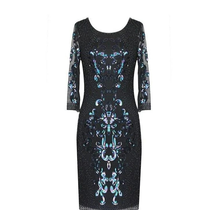 Rochie De Seara Neagra In Stil Gatsby