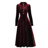 Anii 40 Anii 50 Rochie Bordeaux