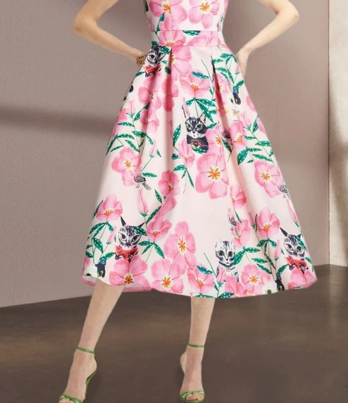 Rochie De Vară Vintage Pentru Femei