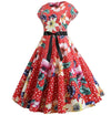 Rochie Artistică Vintage Evazată