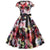 Rochie Cu Flori Anii 50