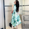 Rochie Florală Anii 40 Mint