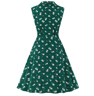 Rochie Teaca Anilor '50 Verde