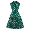 Rochie Teaca Anilor '50 Verde