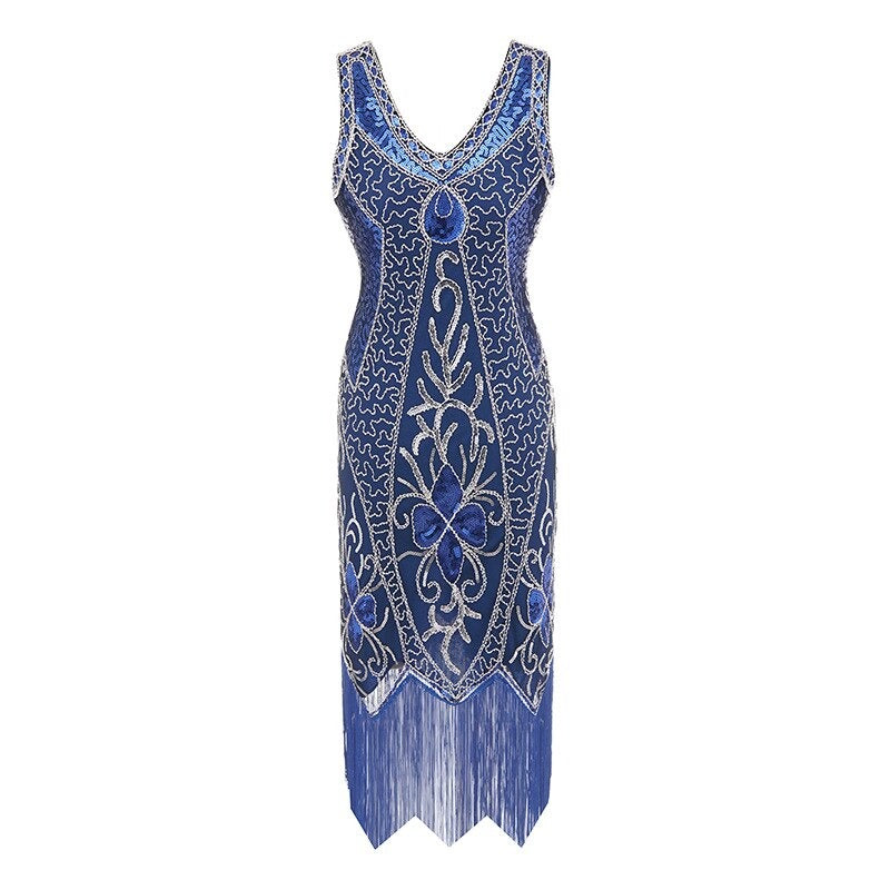 Rochie Gatsby - Charleston Blue
