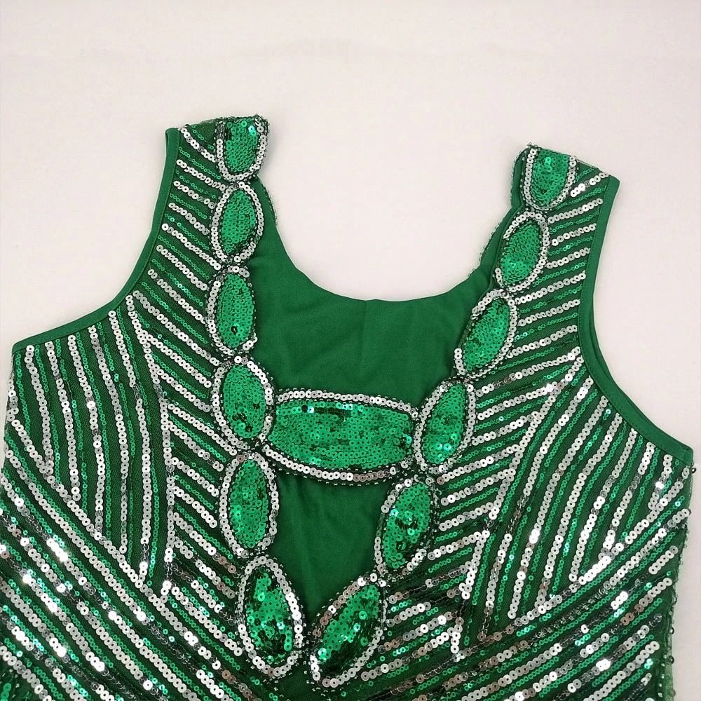 Rochie Gatsby Scurta Verde