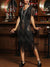 Rochie Neagră Și Aurie Great Gatsby
