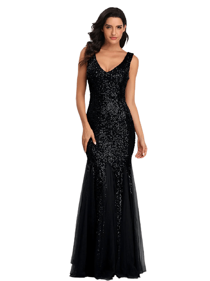Rochie De Mireasă Gatsby Neagră Intensă