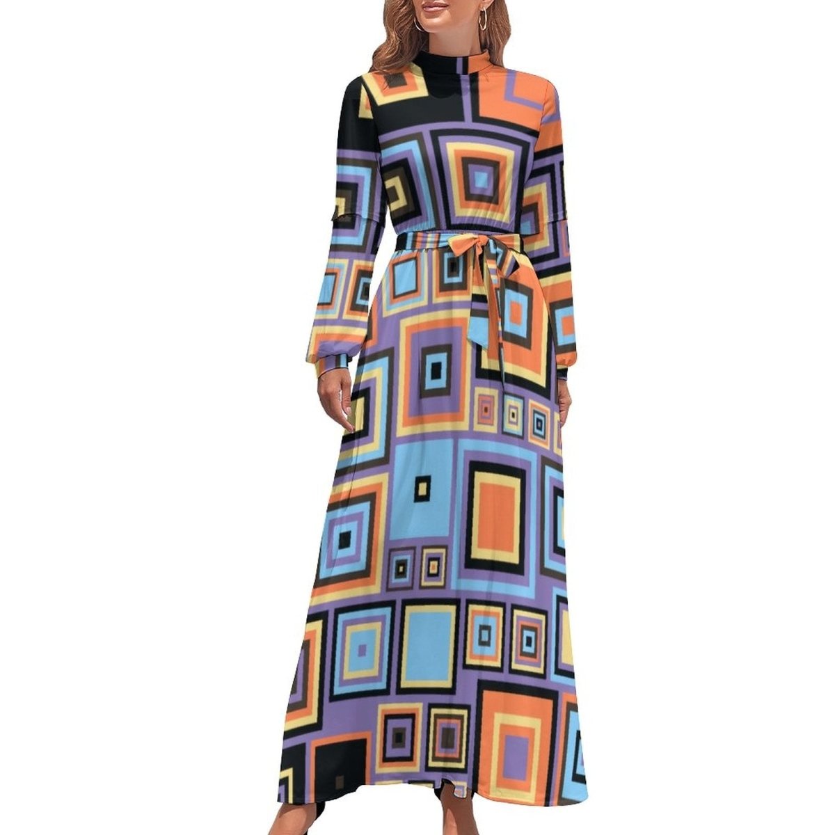 Rochie Geometrică Anilor 70