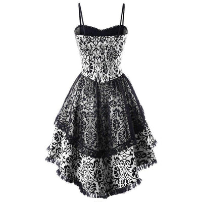 Rochie Neagră Gotică De Epocă Anilor 50