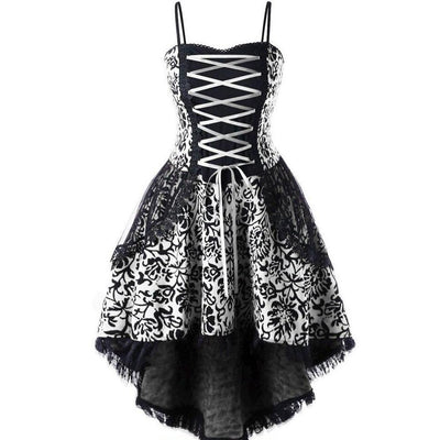 Rochie Neagră Gotică De Epocă Anilor 50