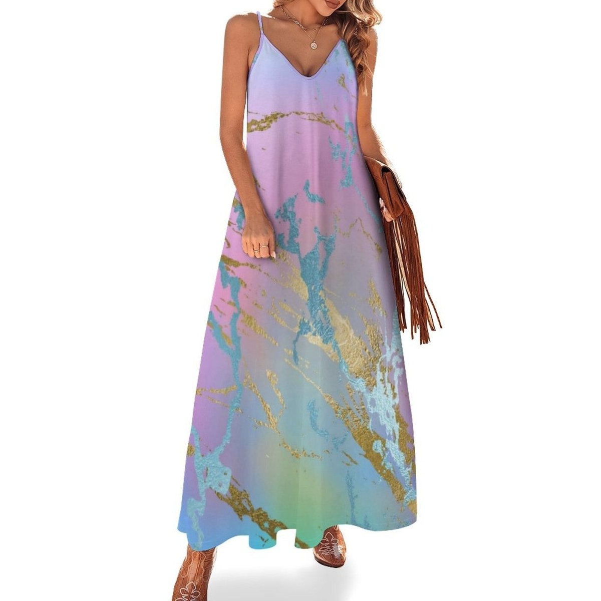 Rochie Hippie Chic Marime Plus